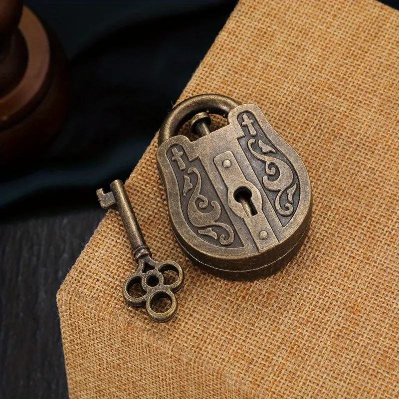Vintage metal lock puzzle