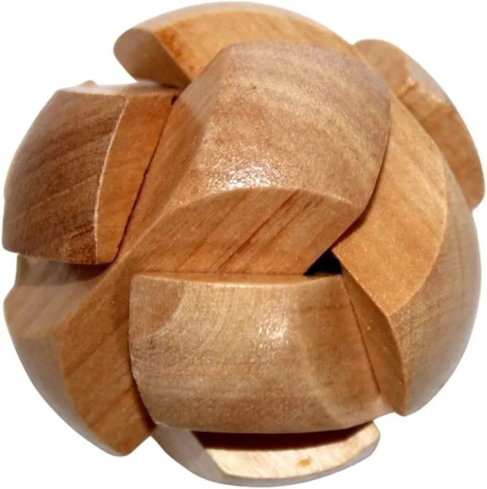 Wooden Kongming bamboo ball